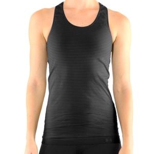 UNDER ARMOUR Tonal Stripe Racerback Seamless Performance Tank size XS